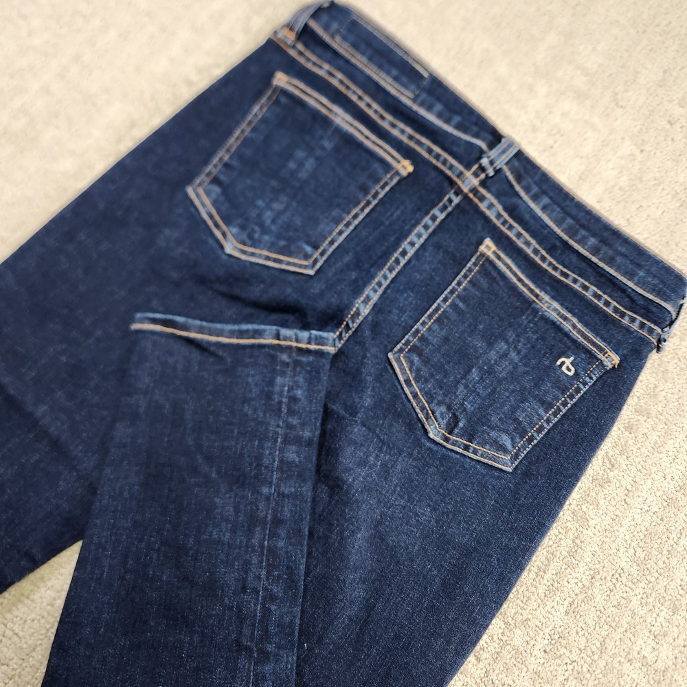 Rag & Bone Jeans Women 28 Capri Dark Wash Skinny Low Rise Stretch Denim
